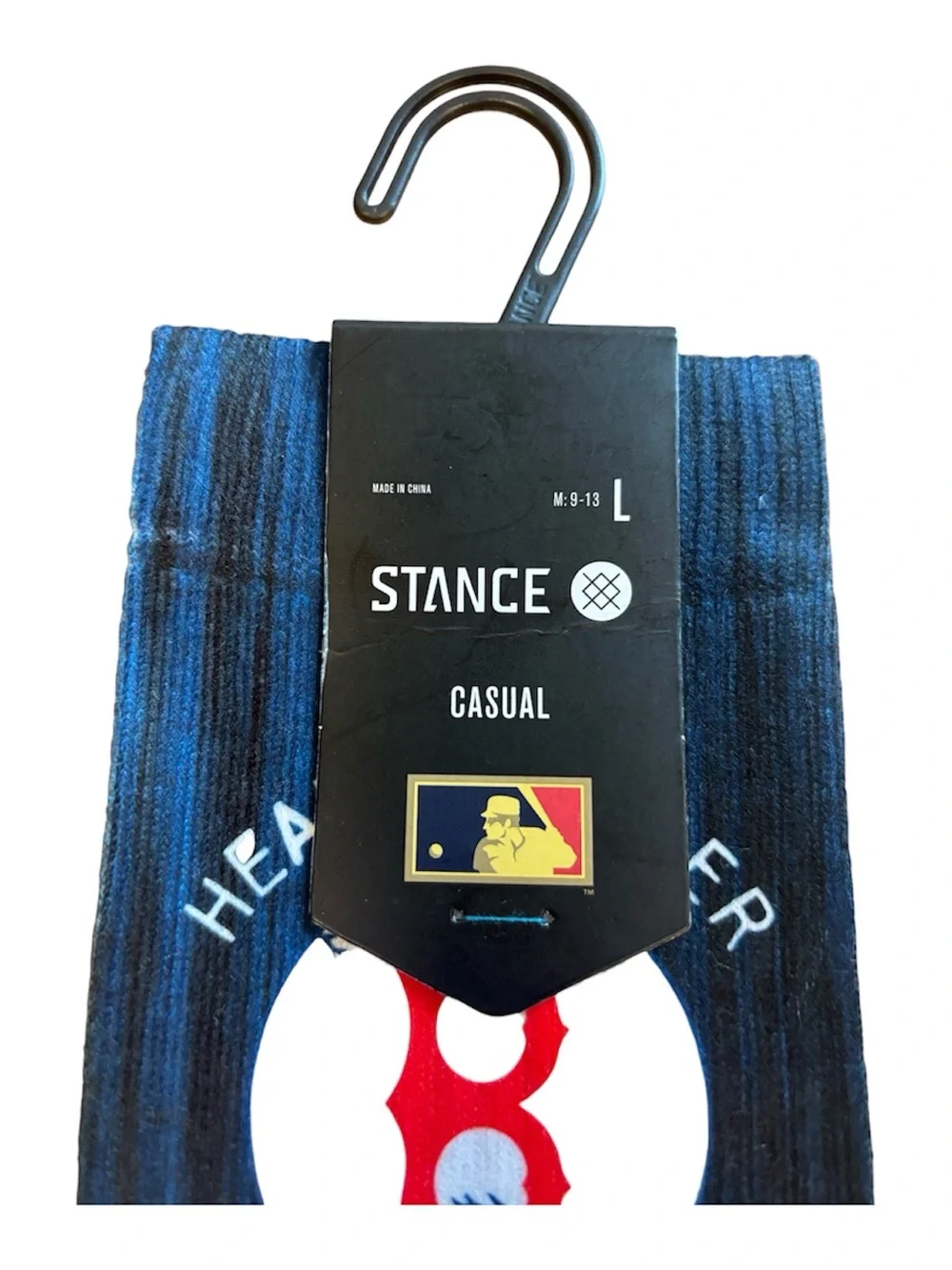 Stance Boston Red Sox Lumber Crew Socks NWT Size Large Mens 9-13